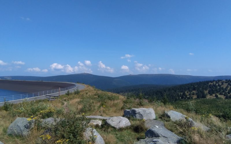 Výhled na Praděd z Dlouhých strání