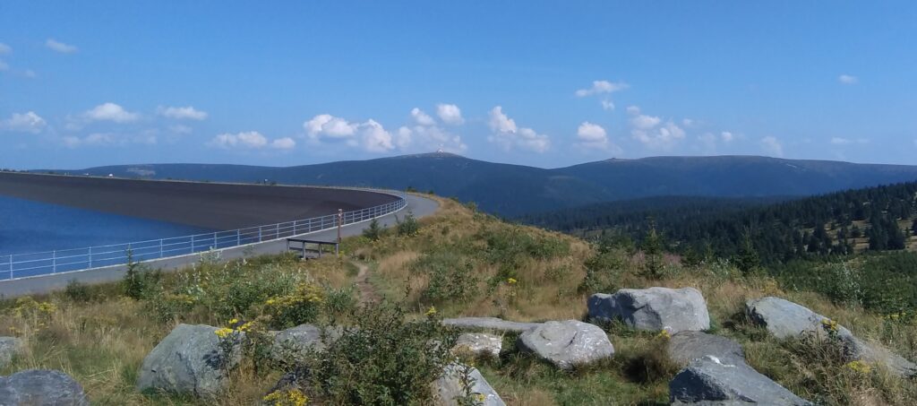 Výhled na Praděd z Dlouhých strání