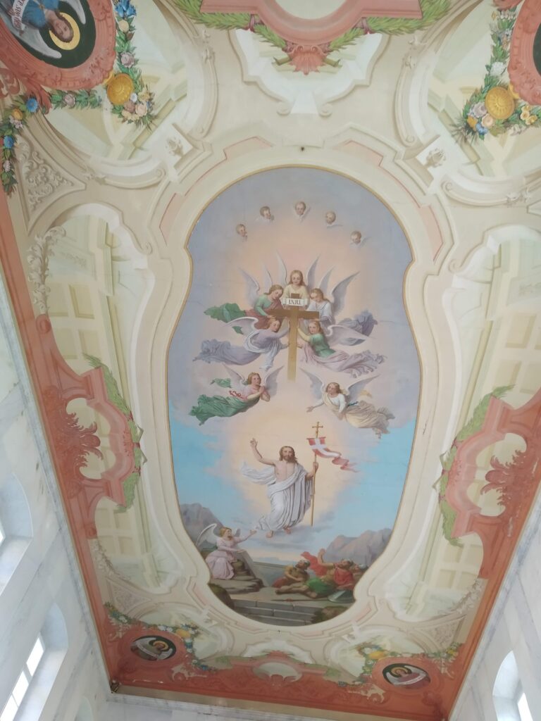 Kaple Svatých schodů, inspirovaná jeruzalémským schodištěm, které podle tradice vystoupal Ježíš ke Pilátovi