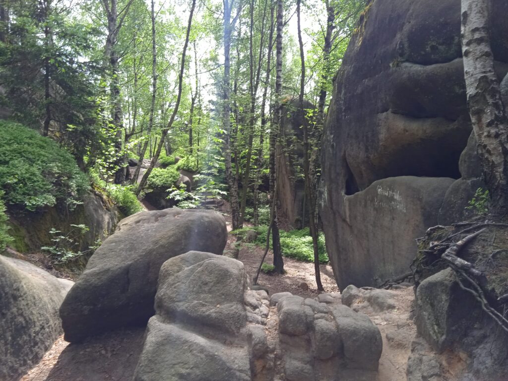 Broumovské skály turistická stezka