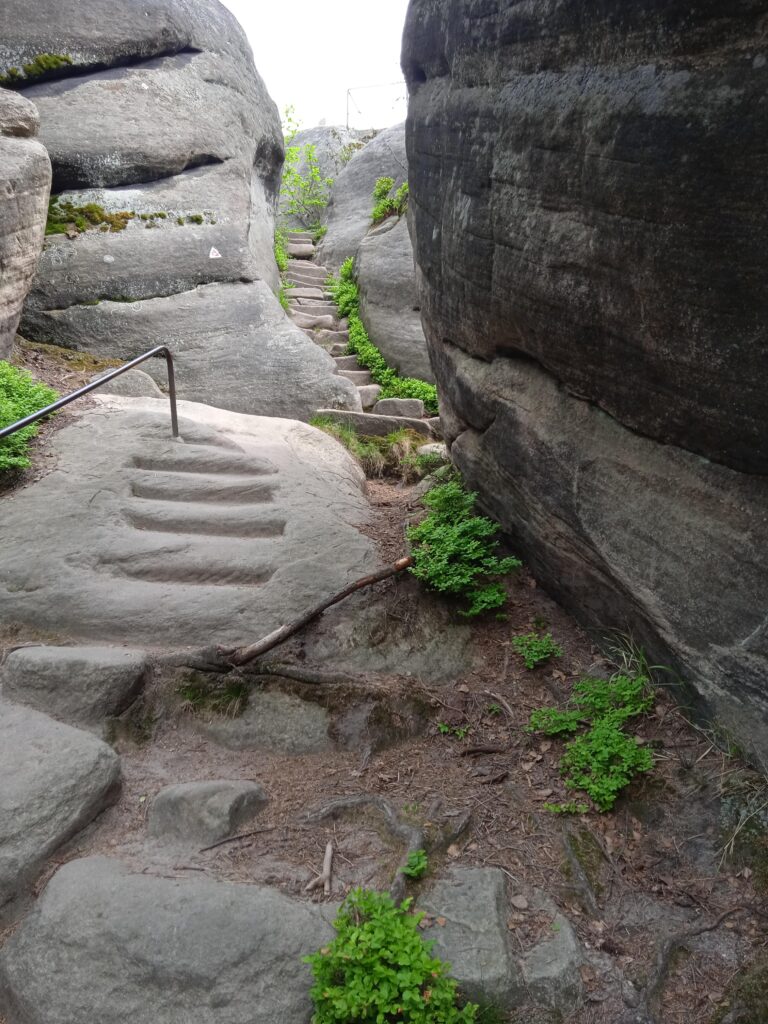 Broumovské skály na vyhlídku