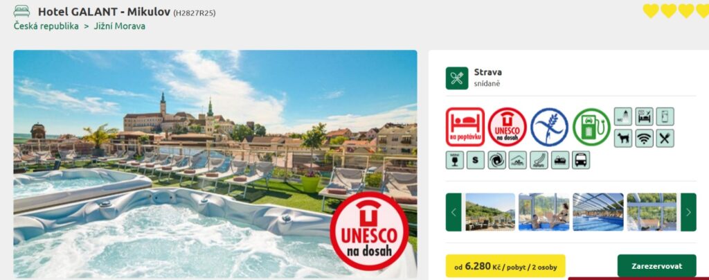 ubytování v Mikulově Hotel Galant