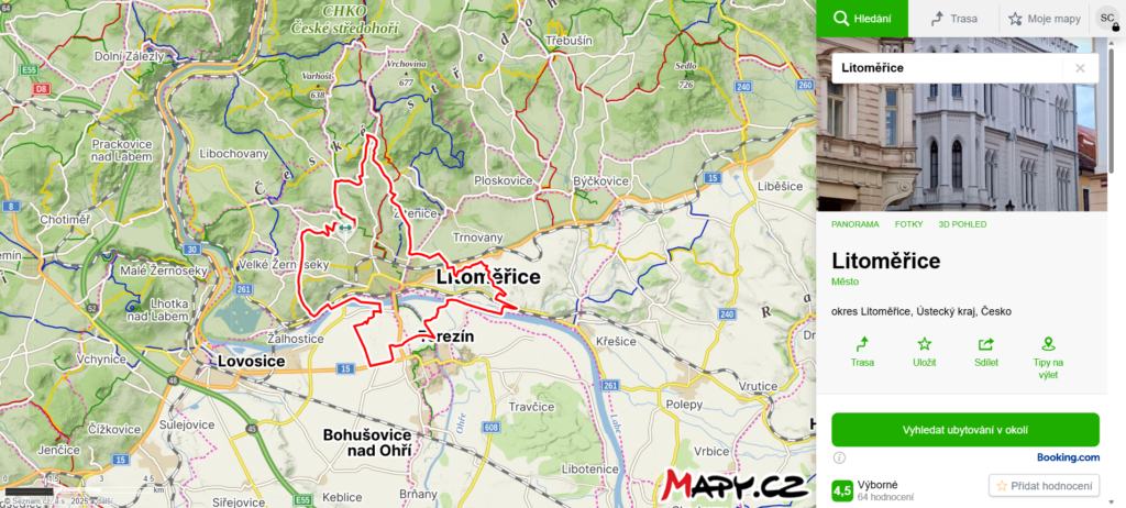 kde se nachází Litoměřice