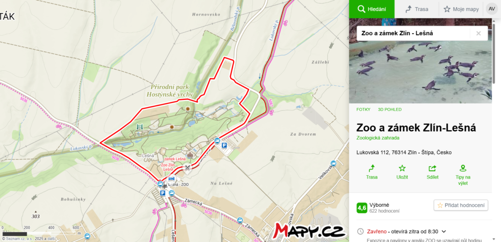 kde najdete ZOO Lešná