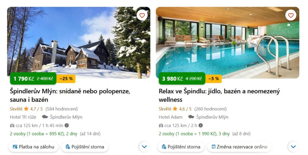 ubytování Špindlerův Mlýn