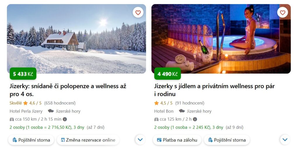 Tipy na ubytování v Jizerských horách