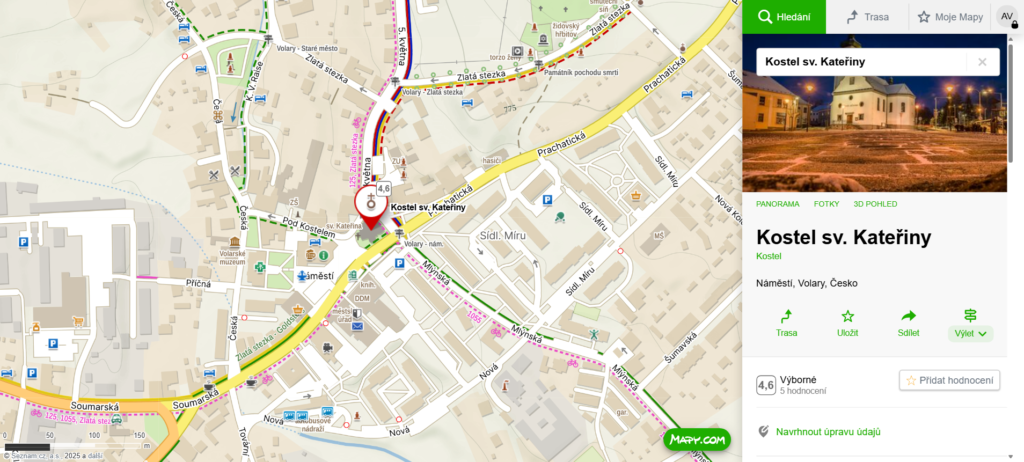 Kostel sv Kateřiny Volary