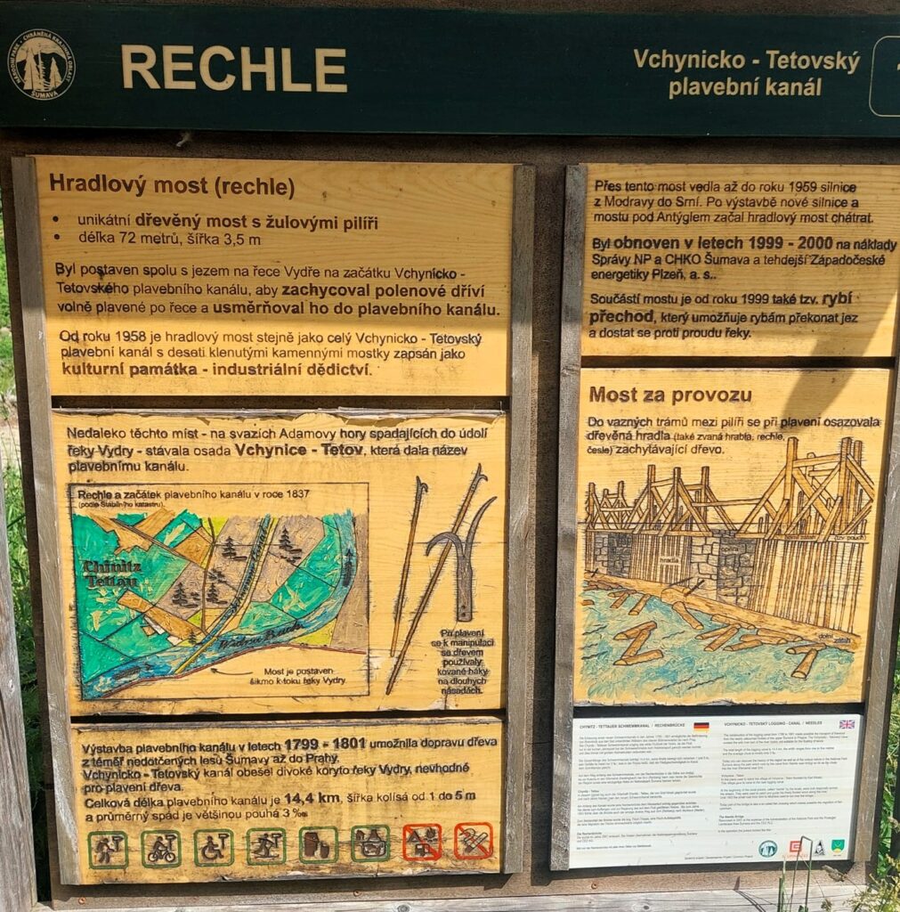 Hradlový most Rechle – technická památka uprostřed šumavské přírody