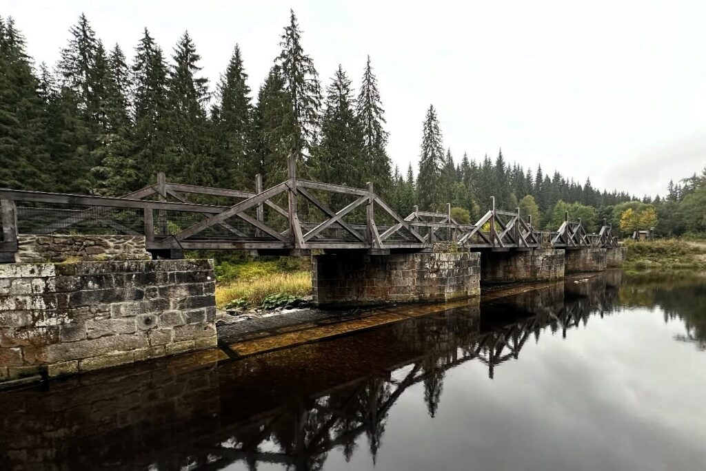 Hradlový most Rechle – technická památka uprostřed šumavské přírody