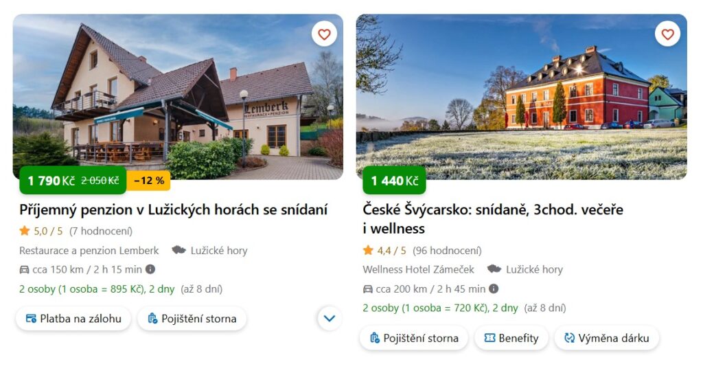 ubytování Lužické hory