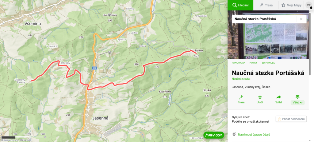 naučná stezka Portášská