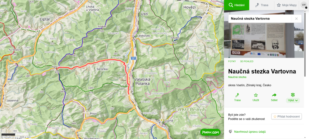 Naučná stezka Vartovna