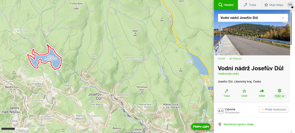 Vodní nádrž Josefův důl