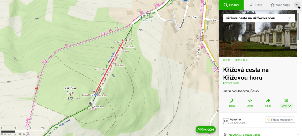 Křížová cesta na Křížovou horu