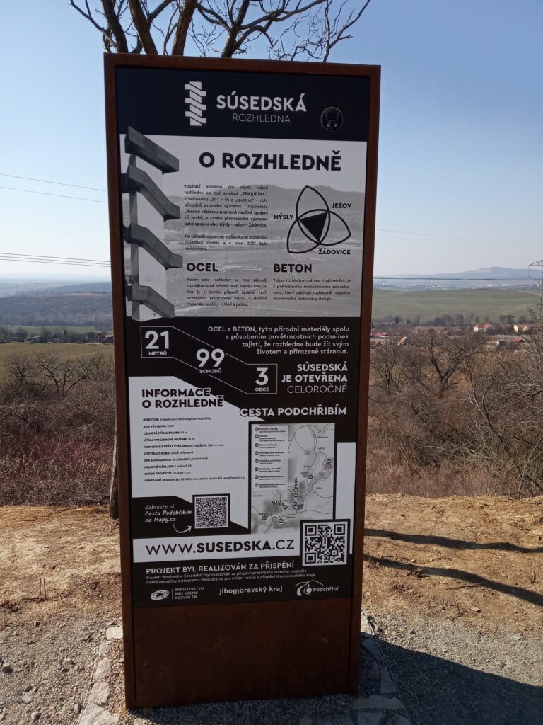Rozhledna Súsedská – moderní vyhlídková dominanta u Hýsel