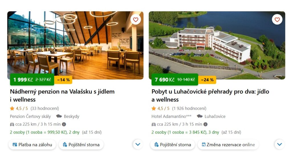 tipy na ubytování Zlínský kraj