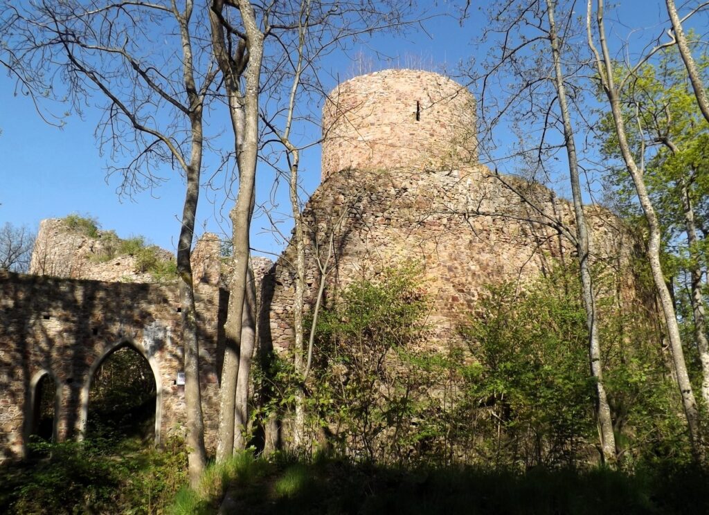 Zřícenina hradu Valdek – historický hrad uprostřed CHKO Brdy