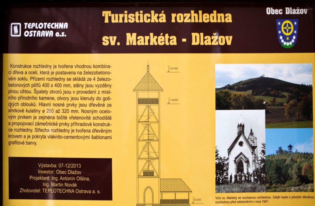 rozhledna Svatá Markéta, Rozhledna Svatá Markéta Klatovsko, rozhledny Plzeňský kraj, kam na výlet Klatovsko, vyhlídky na Šumavu, rozhledna s výhledem na Šumavu, volně přístupná rozhledna, tip na výlet Plzeňský kraj, rozhledna Dlažov, dřevěná rozhledna Klatovsko, rozhledny západní Čechy