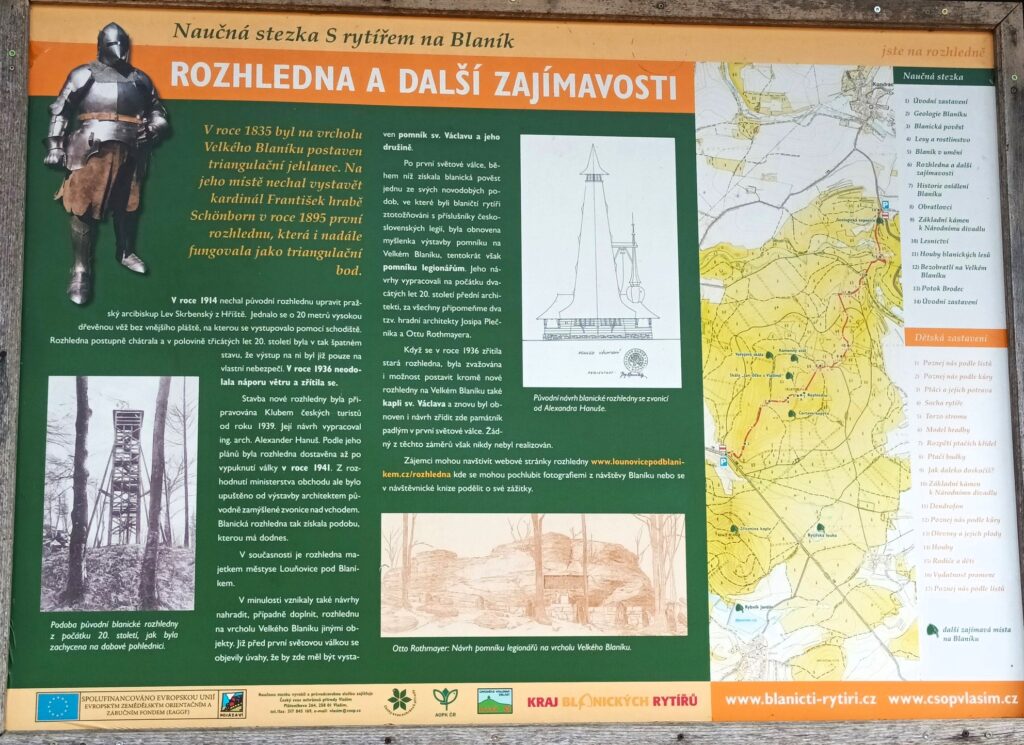 Rozhledna Velký Blaník – legendární vyhlídka s příběhem spících rytířů