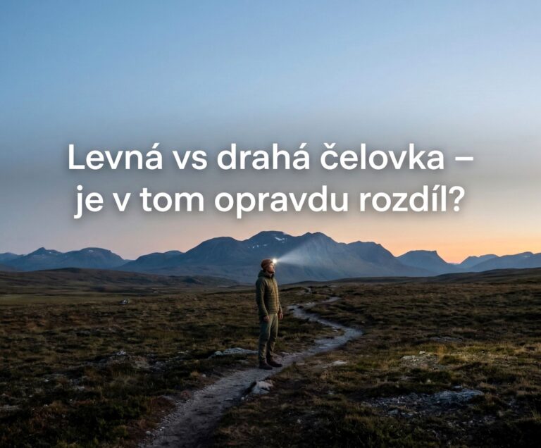 Levná vs drahá čelovka – je v tom opravdu rozdíl?