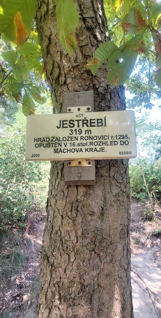 Zřícenina hradu Jestřebí – tajemný skalní hrad s nádherným výhledem na kraj Máchova jezera