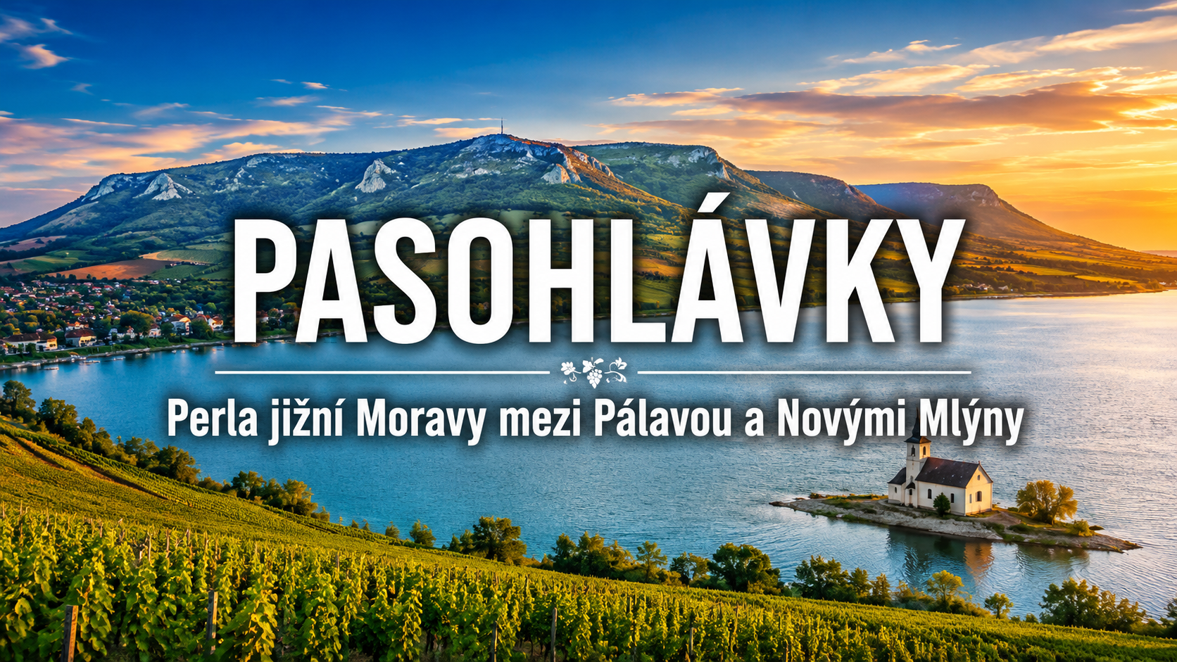 Pasohlávky – perla jižní Moravy u vodní nádrže Nové Mlýny