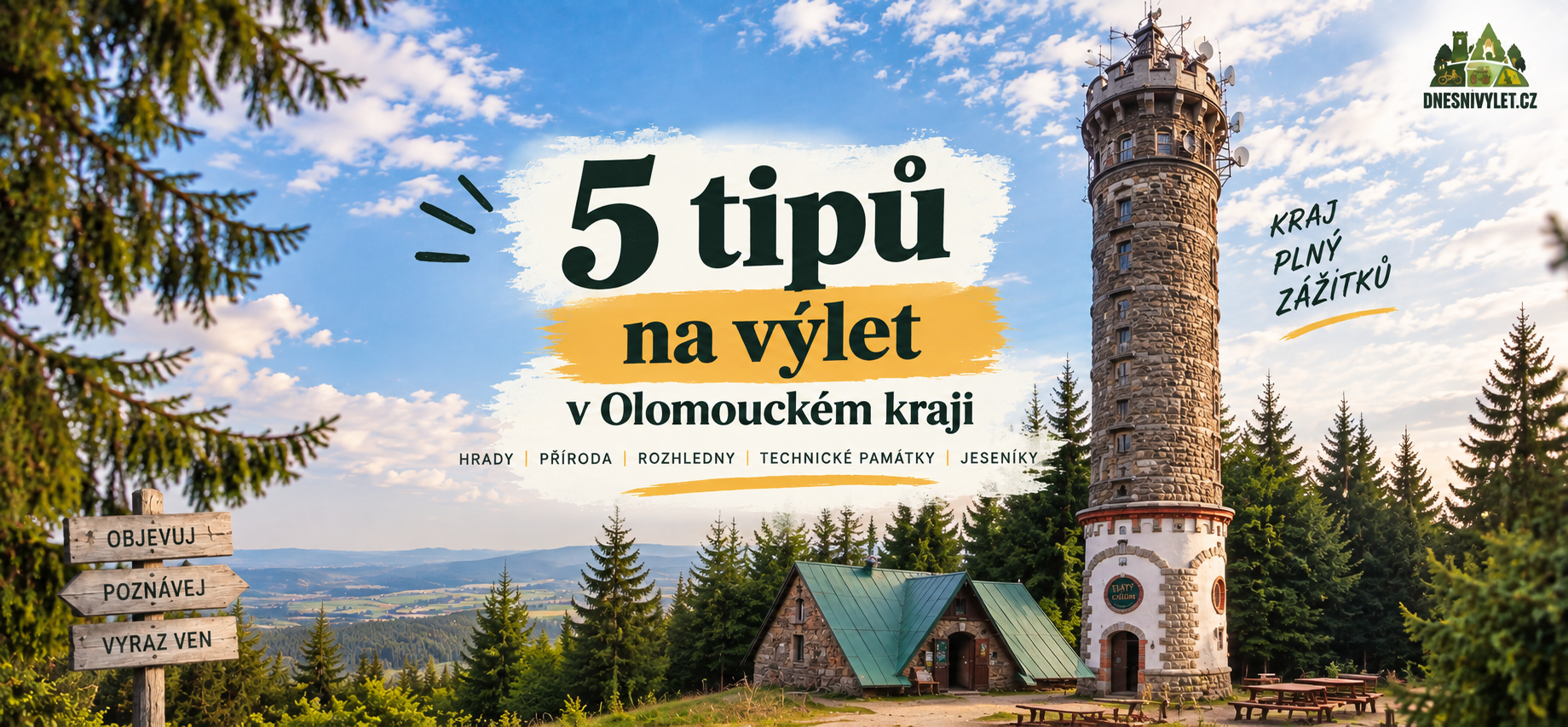 5tipůnavyletvolomouckemkraji